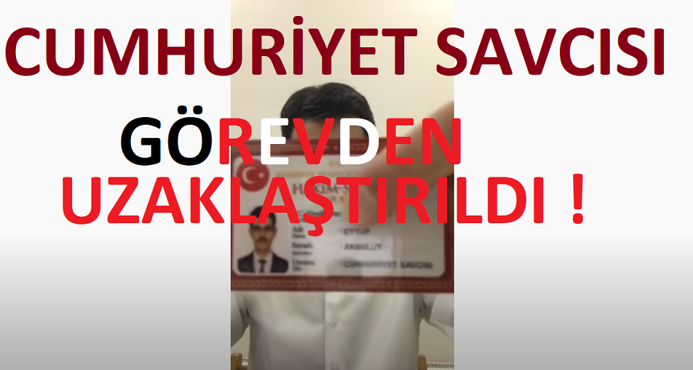 Savcı Görevden Uzaklaştırıldı !