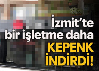Kocaeli’de bir işletme daha kepenk indirdi!