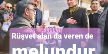 Rüşvet alan da veren de melundur