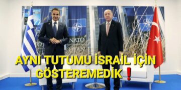 AYNI TUTUMU İSRAİL İÇİN GÖSTEREMEDİK!