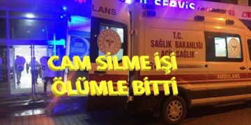 Cam Silme İşi Ölümle Bitti