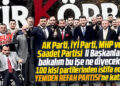 4 siyasi partiden, Yeniden Refah partisine şok sürpriz !