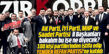 4 siyasi partiden, Yeniden Refah partisine şok sürpriz !