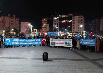 Doğu Türkistan İçin Rize Ayakta !