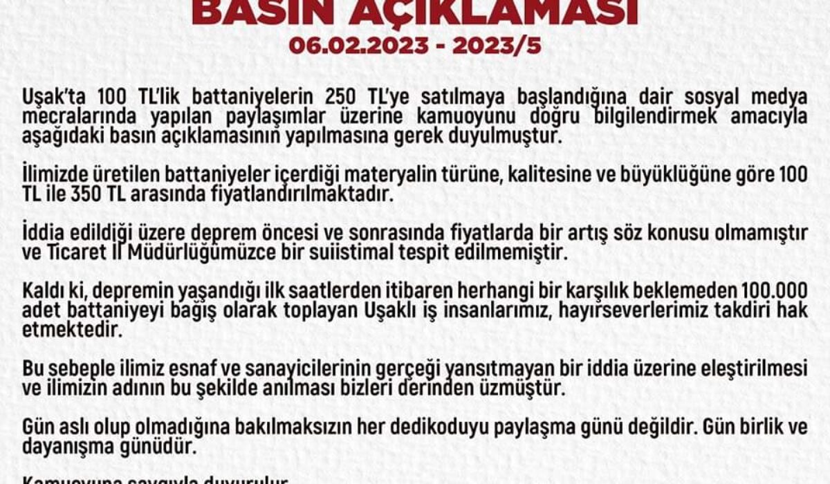 Fahiş Fiyata Battaniye Satıldı Haberi Asılsız Çıktı ad-mania
