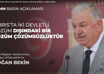 Doğan Bekin: Kıbrıs’ta İki Devletli Çözüm Dışındaki Bir Çözüm Çözümsüzlüktür!
