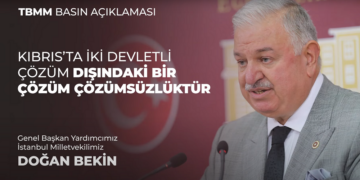 Doğan Bekin: Kıbrıs’ta İki Devletli Çözüm Dışındaki Bir Çözüm Çözümsüzlüktür!