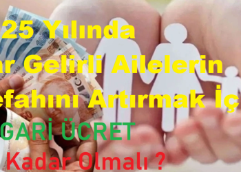 2025 Yılında Dar Gelirli Ailelerin Refahını Artırmak İçin Asgari Ücret Ne Kadar Olmalı ?