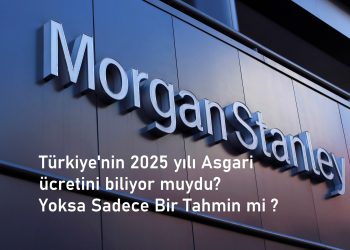 Morgan Stanley Bankası asgari ücreti biliyor muydu? Yoksa Sadece Bir Tahmin mi ?